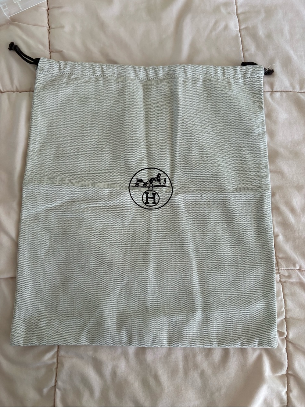 Hermès Dust Bag with Logo - 14.5” x 16”